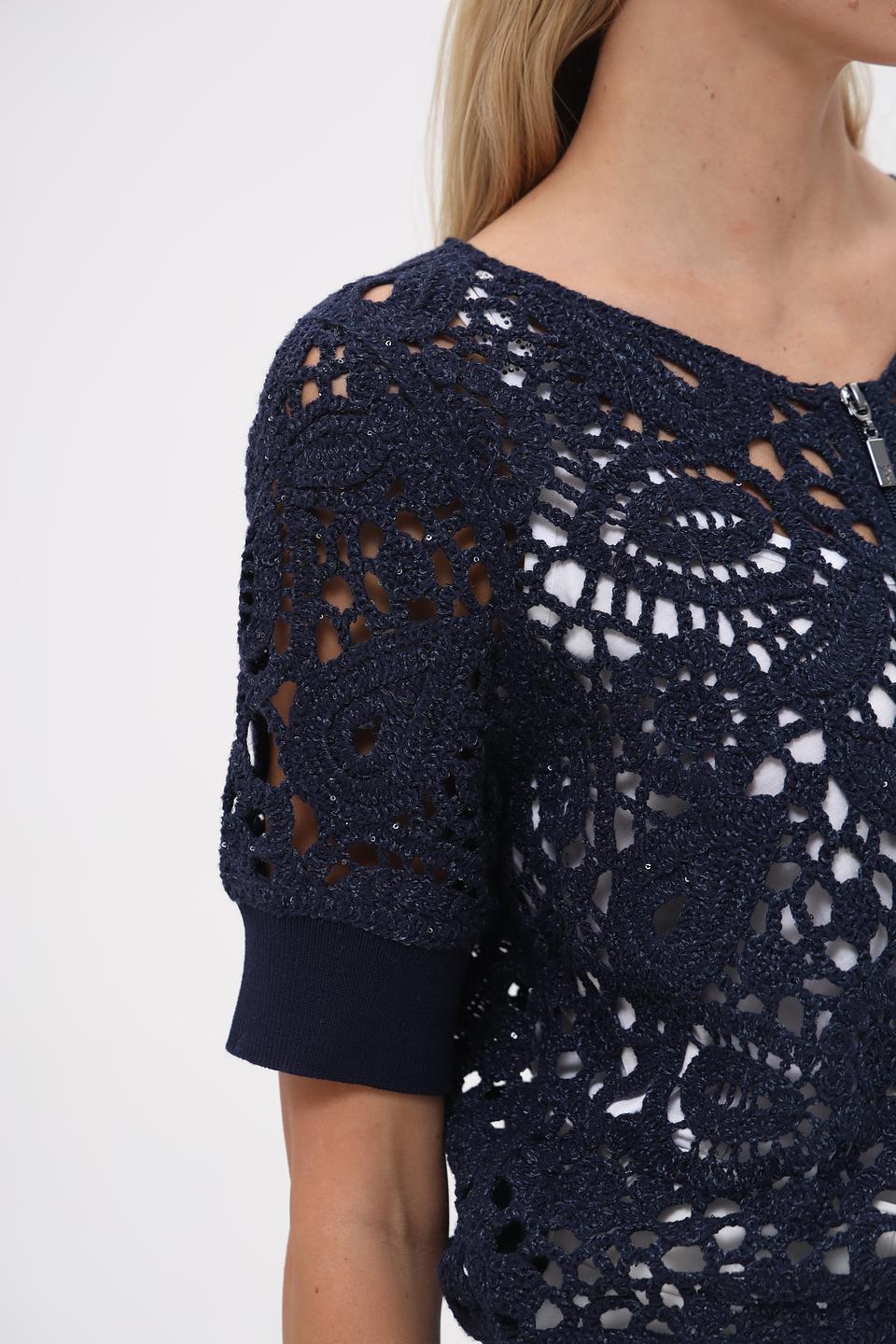 Жакет Monari с ажурной отделкой