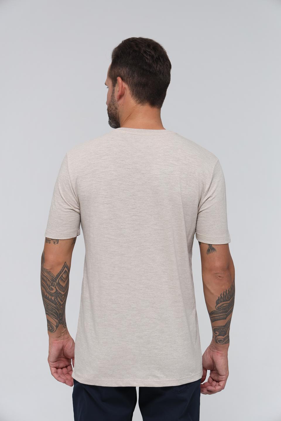 Футболка Tom Tailor denim бежевая