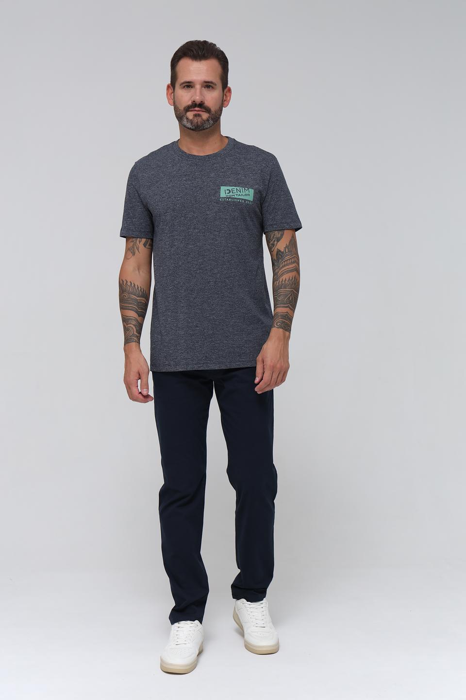 Футболка Tom Tailor denim серая