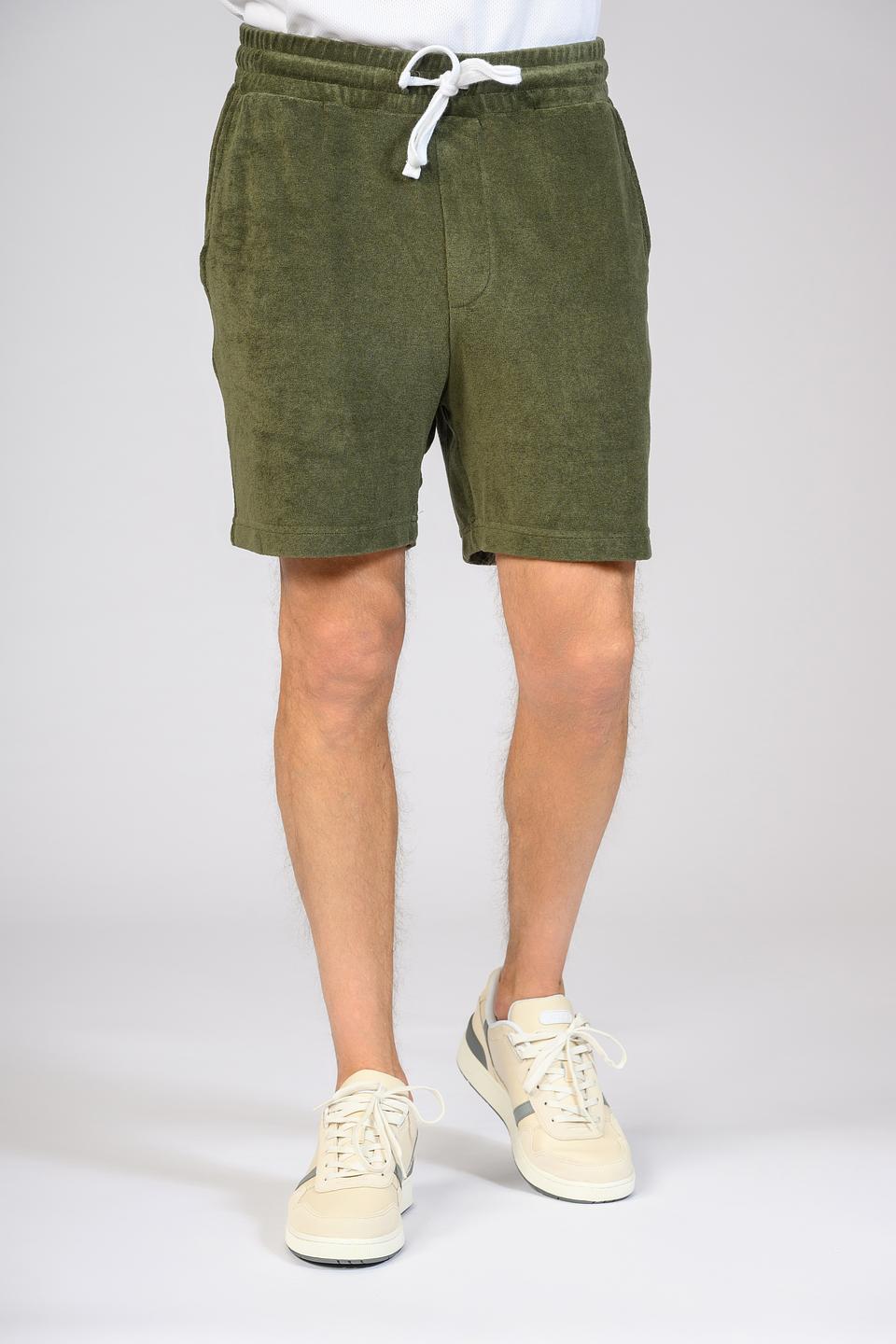 Шорты Strellson хаки с манжетами