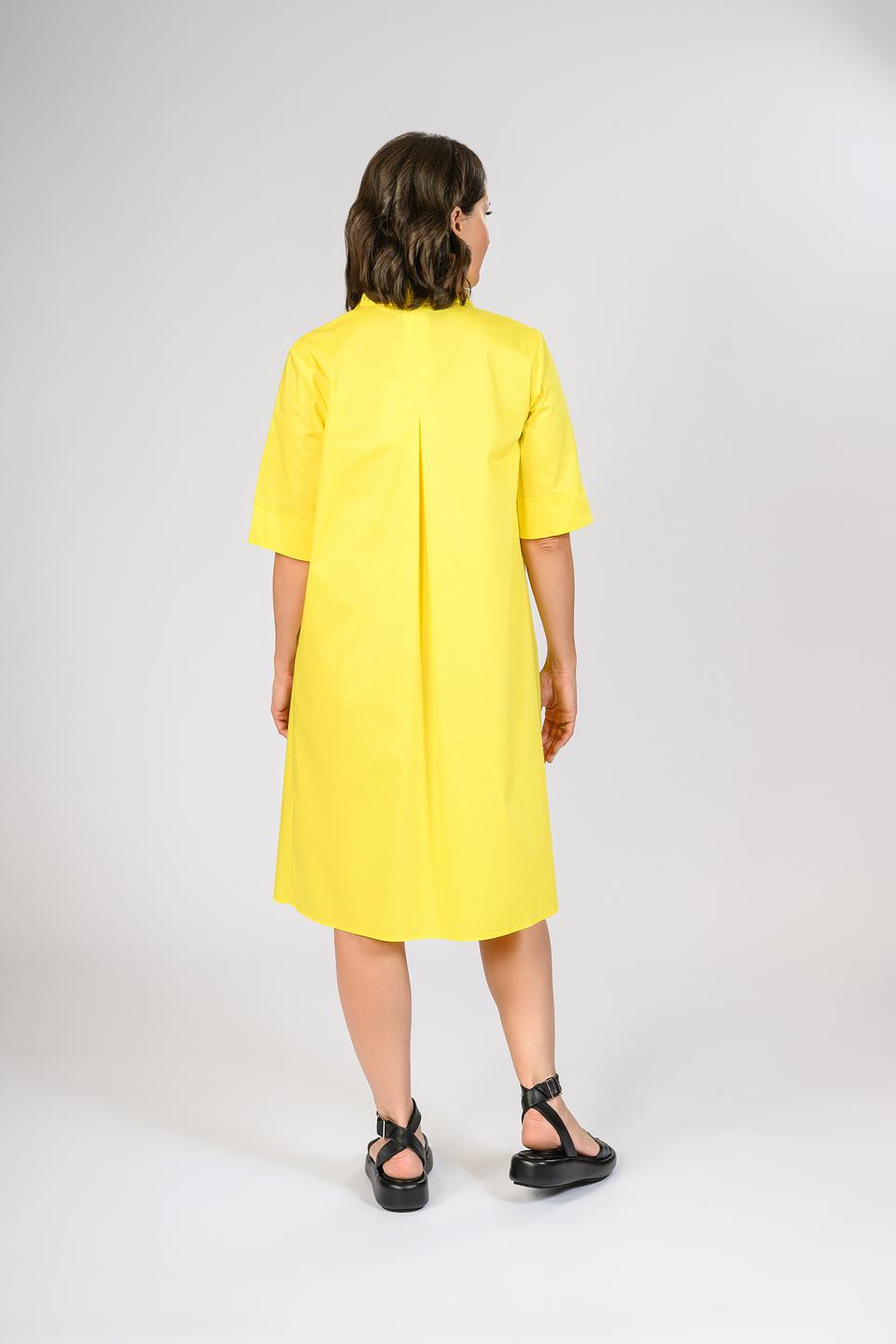 Платье рубашка Persona жёлтое