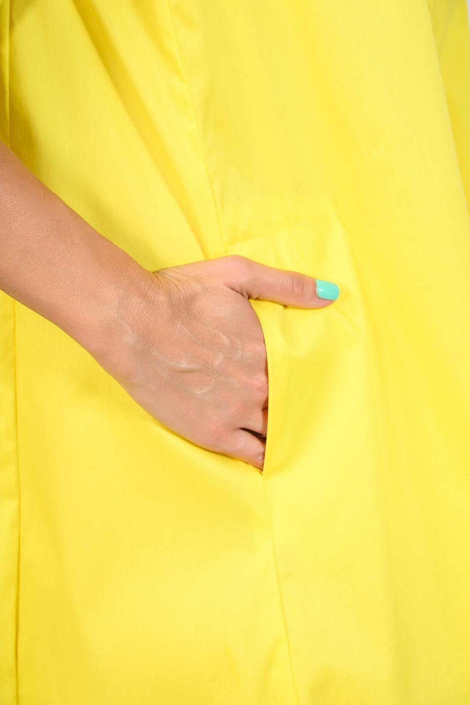 Платье рубашка Persona жёлтое