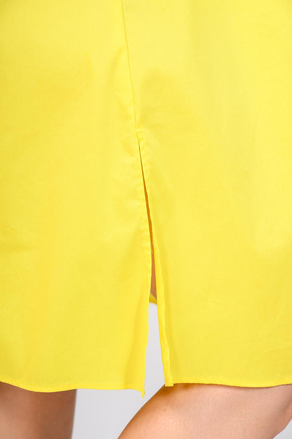 Платье рубашка Persona жёлтое