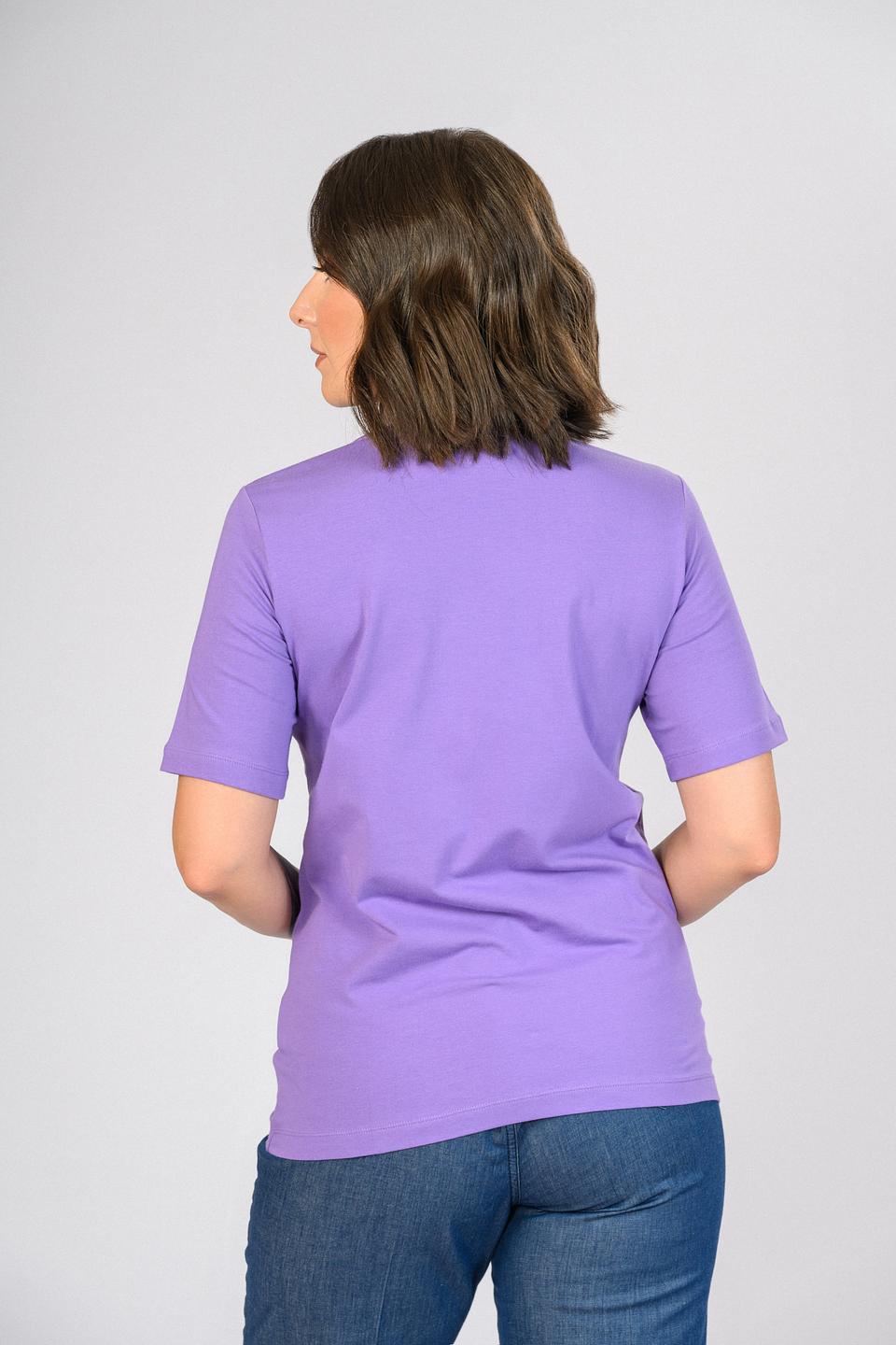 Футболка Persona N.O.W. жен. с принтом LIFE фиолетовая