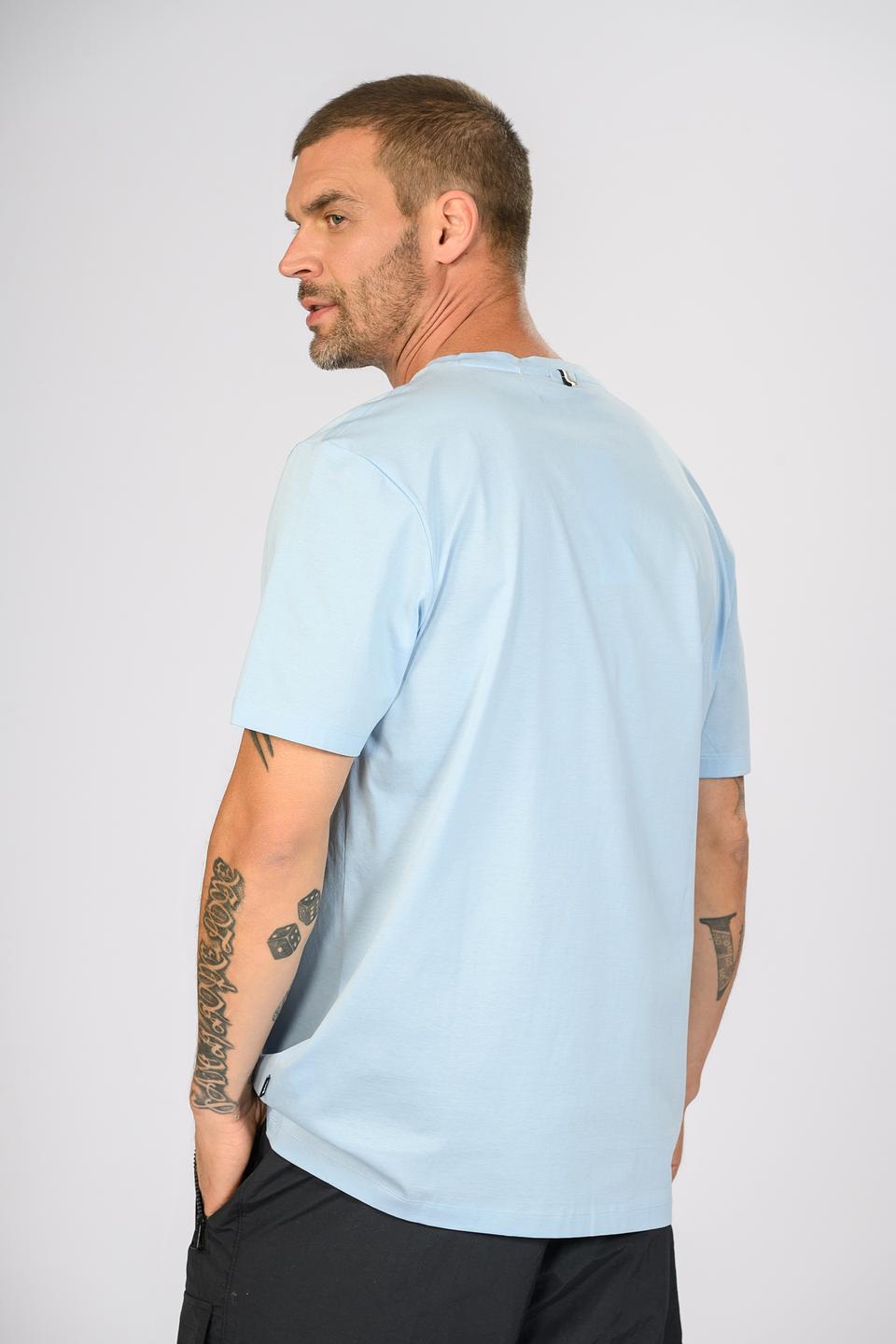 Футболка Boss Black голубая