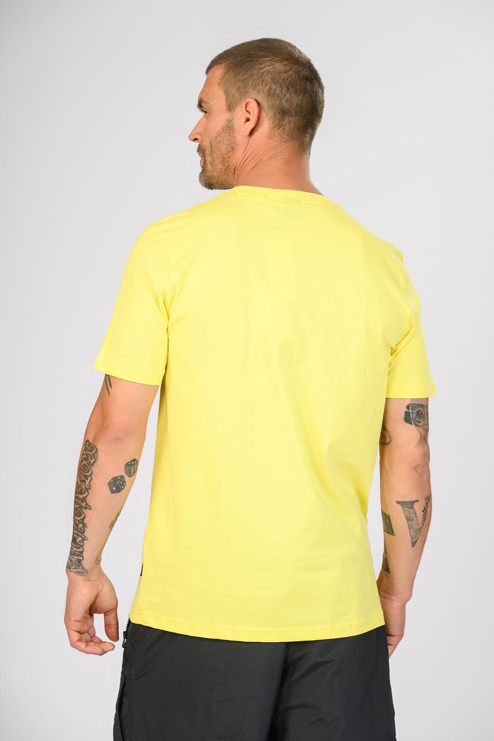 Футболка Boss Orange с морским конём жёлтая