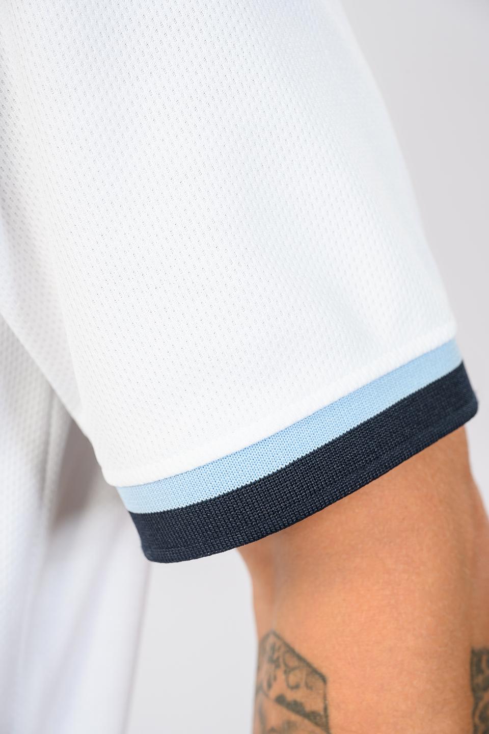 Поло Hugo муж. с принтом белый