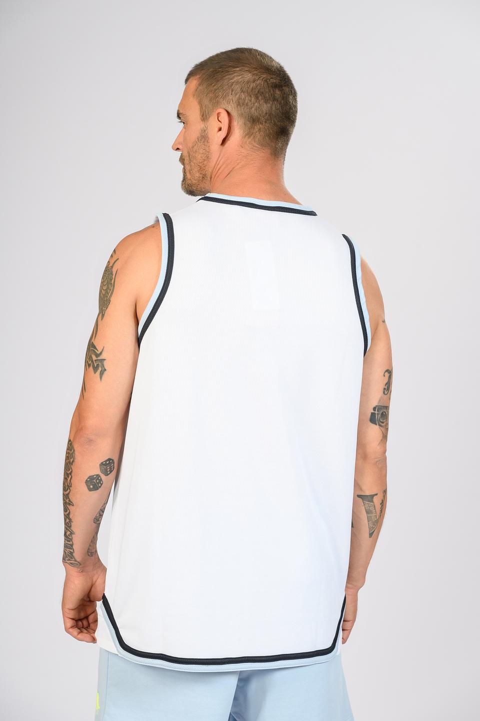 Футболка Hugo мужская белая с принтом