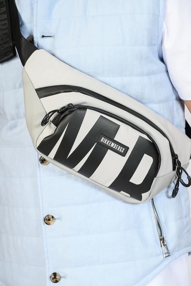 Сумка на пояс Bikkembergs серая