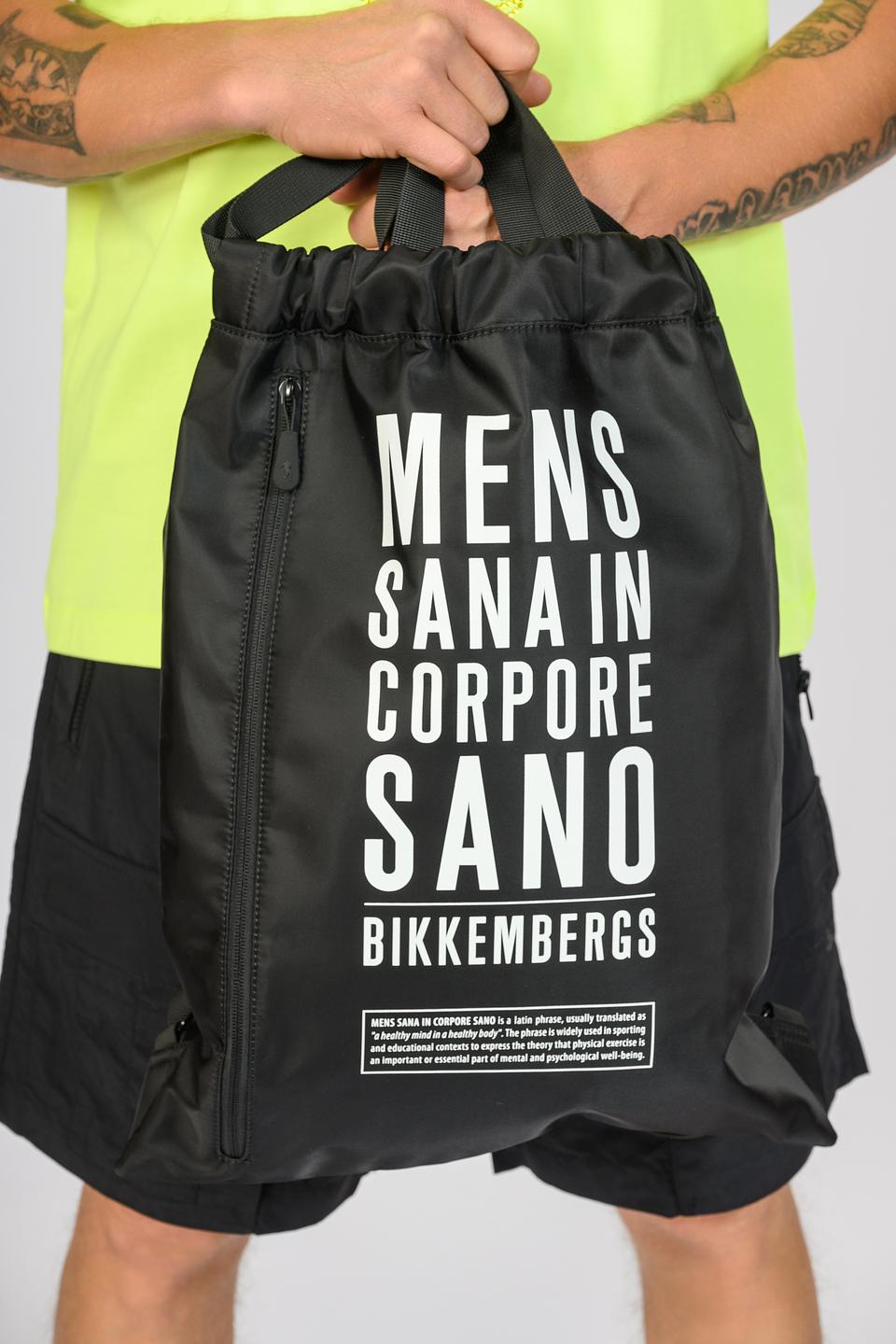 Сумка Bikkembergs нейлоновая чёрная