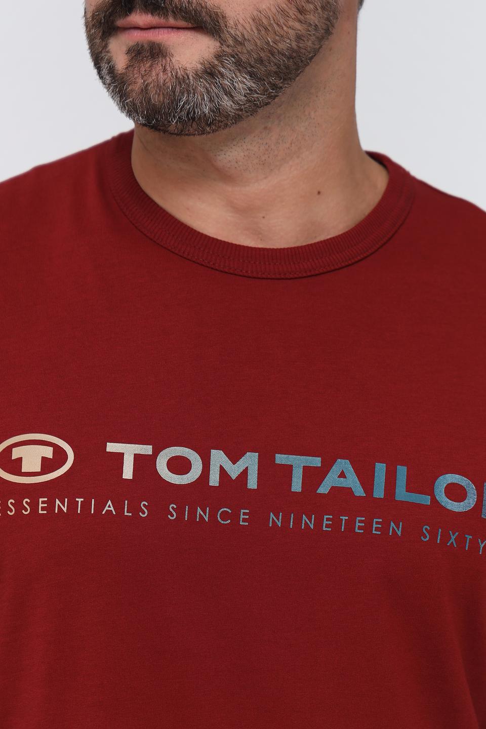 Футболка Tom Tailor бордовая