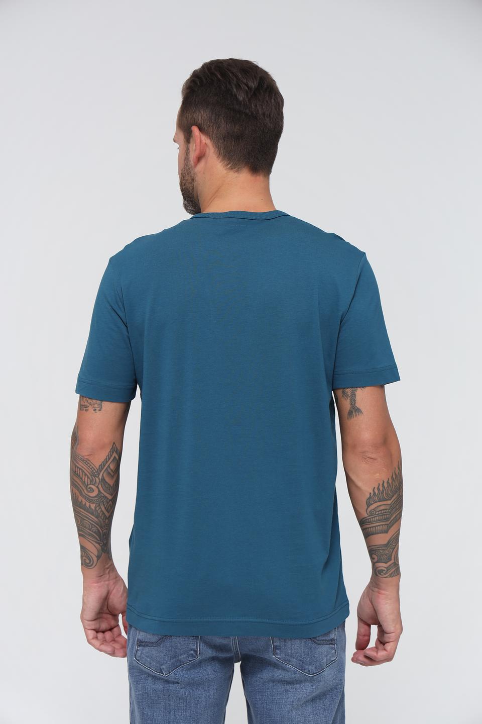 Футболка Tom Tailor мужская бирюзовая