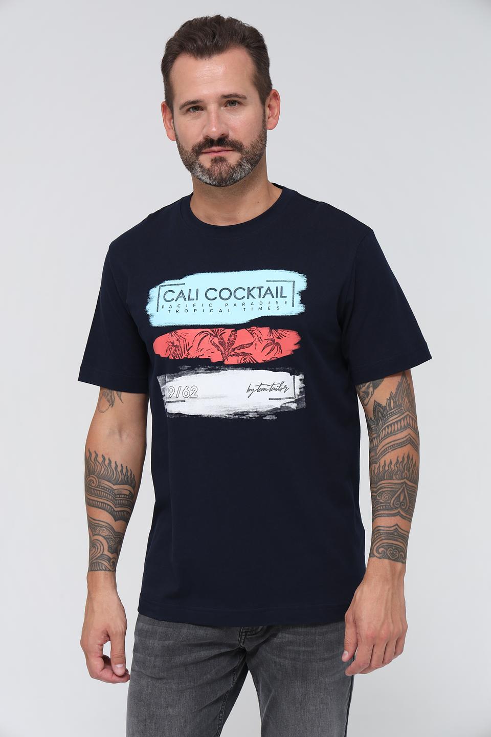 Футболка Tom Tailor CALI COCKTAIL синяя