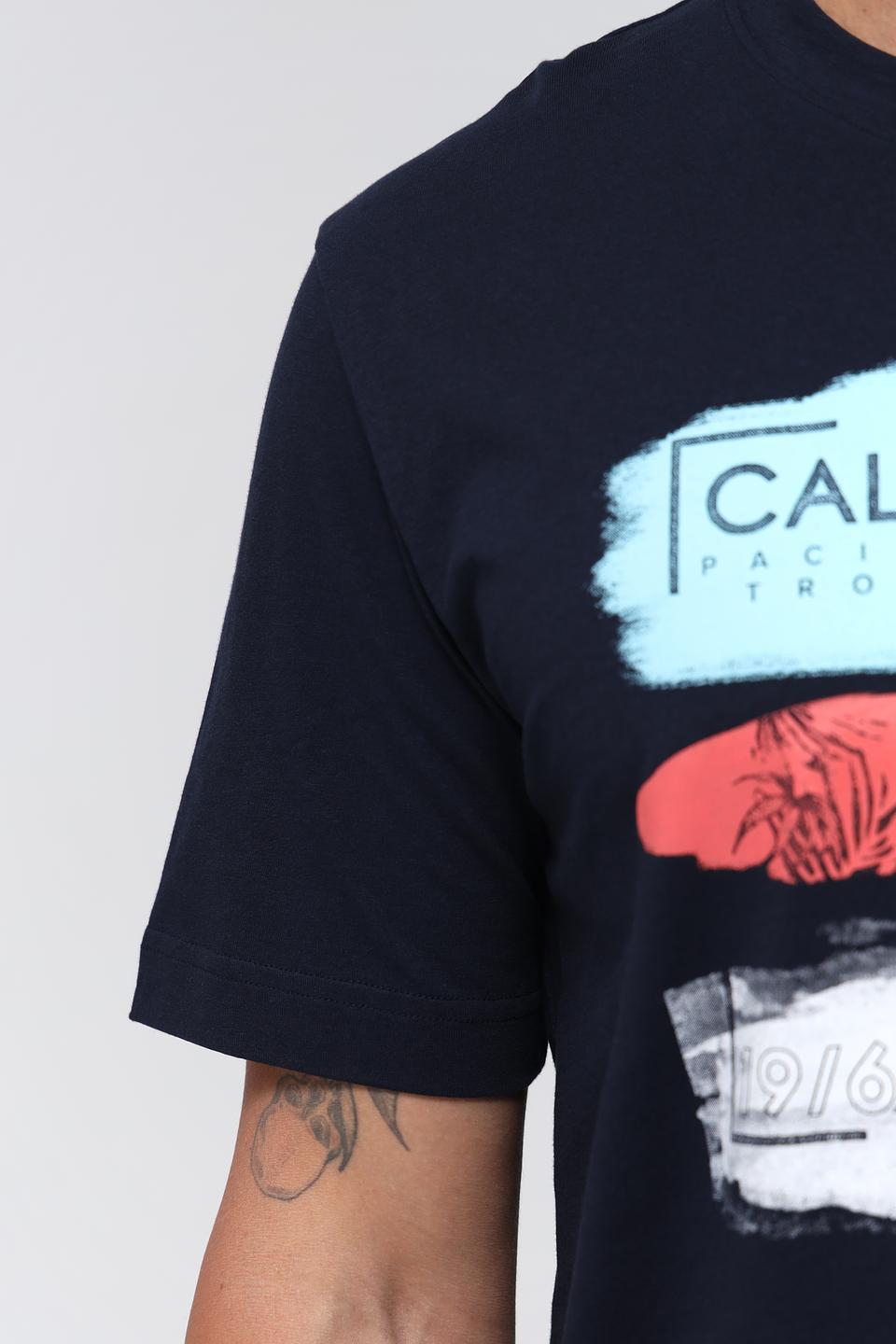 Футболка Tom Tailor CALI COCKTAIL синяя