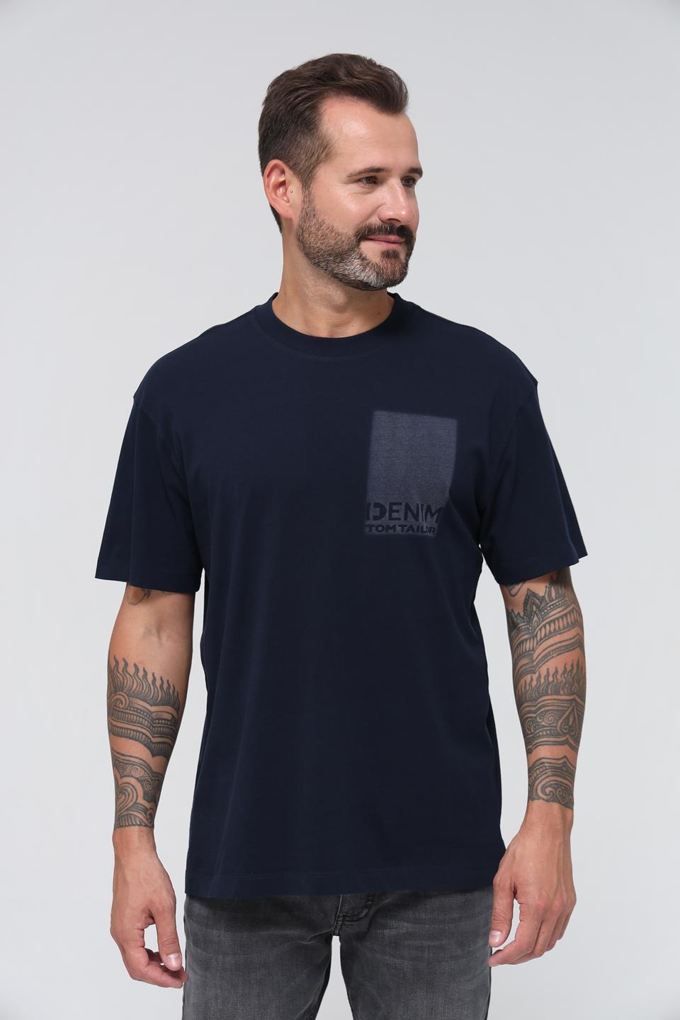 Футболка Tom Tailor denim синяя