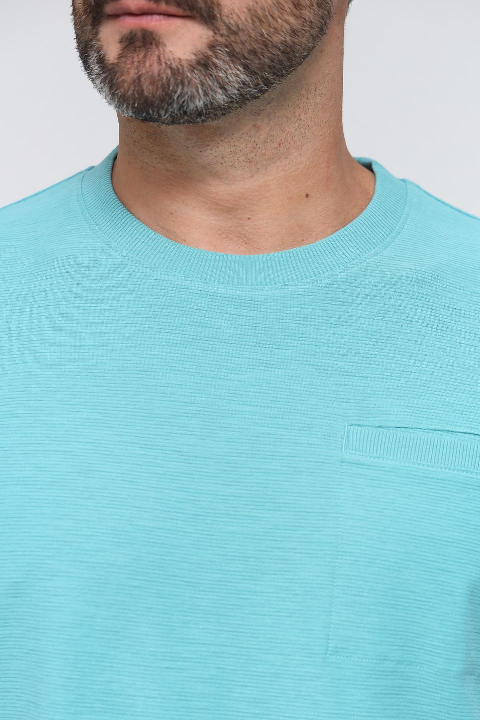 Футболка Tom Tailor бирюзовая с карманом