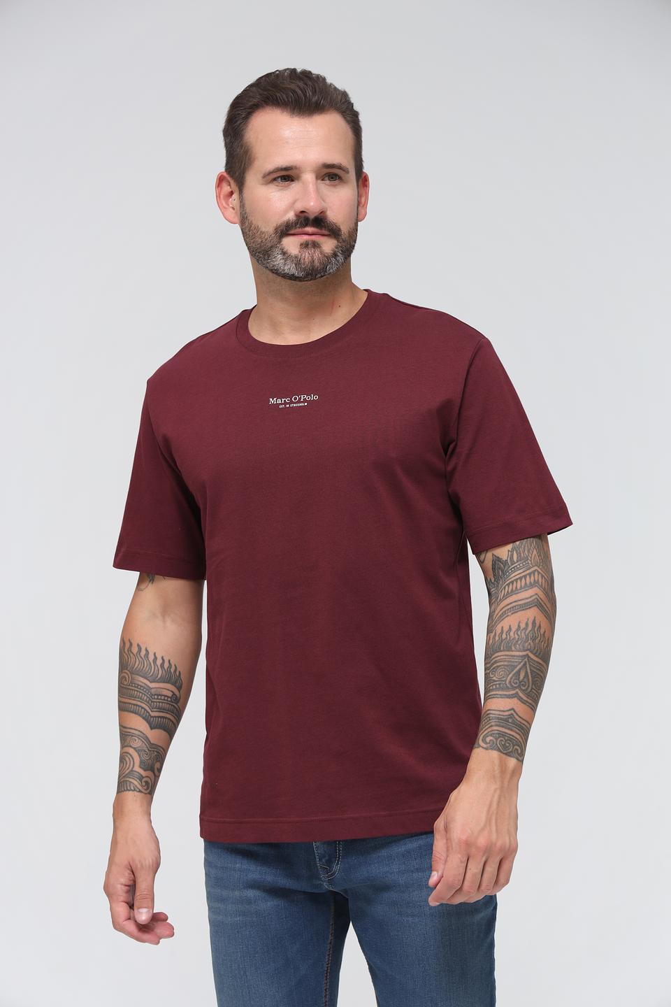 Футболка Marc O Polo бордовая