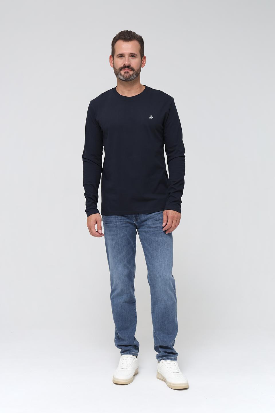 Лонгслив Marc O Polo men тёмно-синий