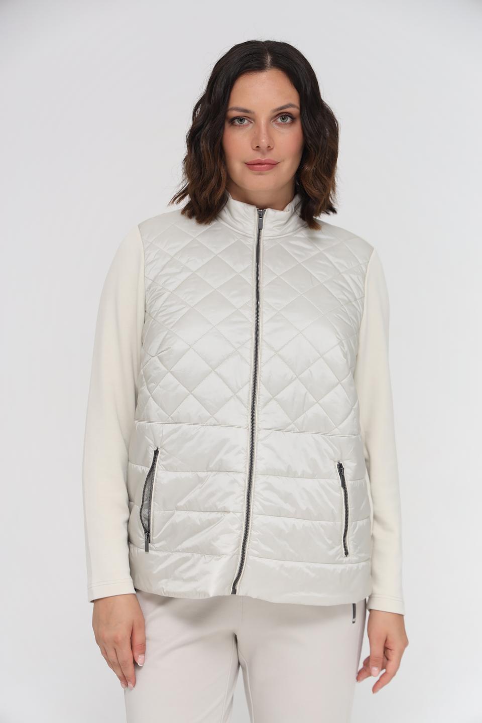 Куртка Lebek стеганая бежевая