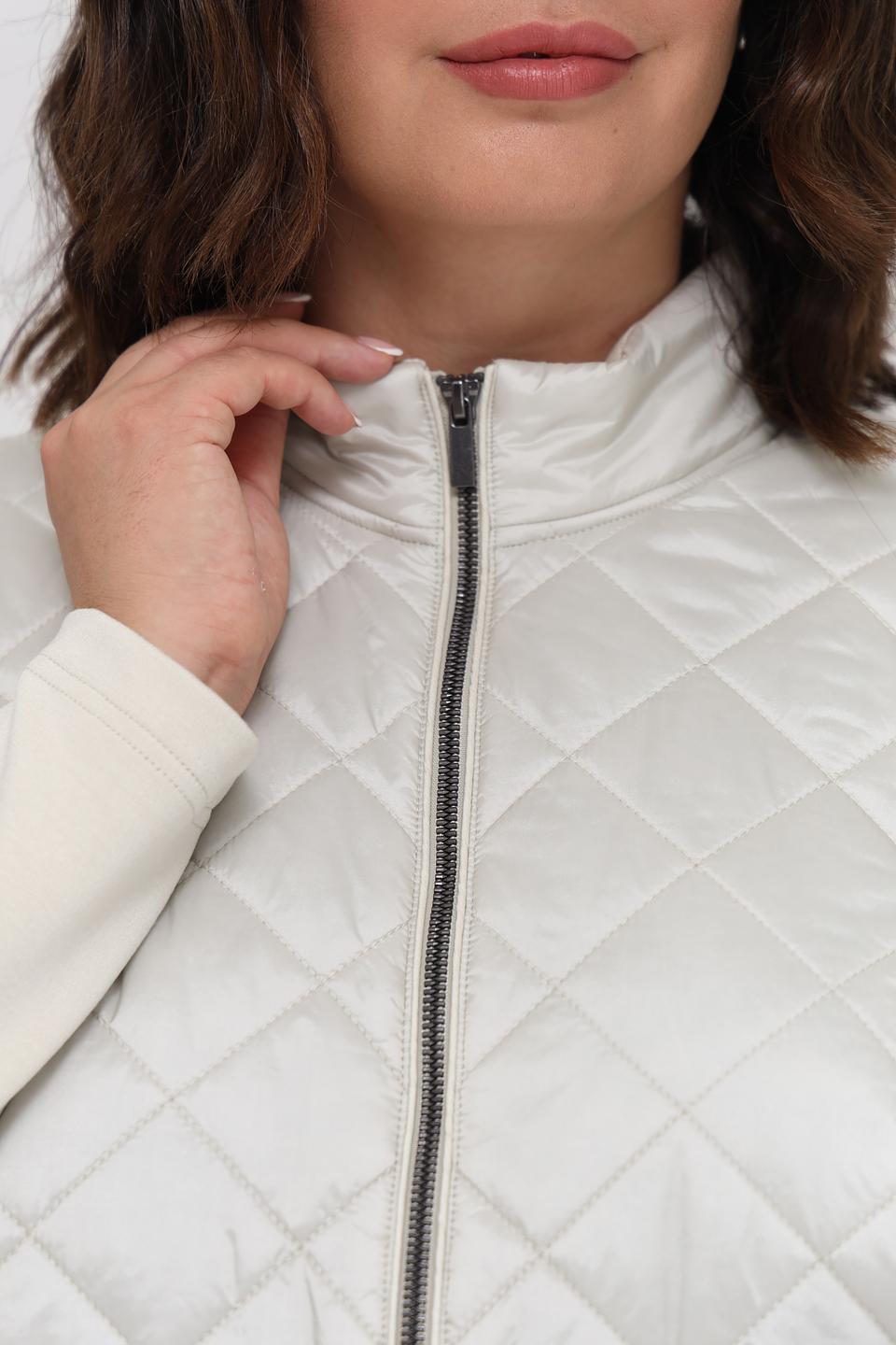 Куртка Lebek стеганая бежевая