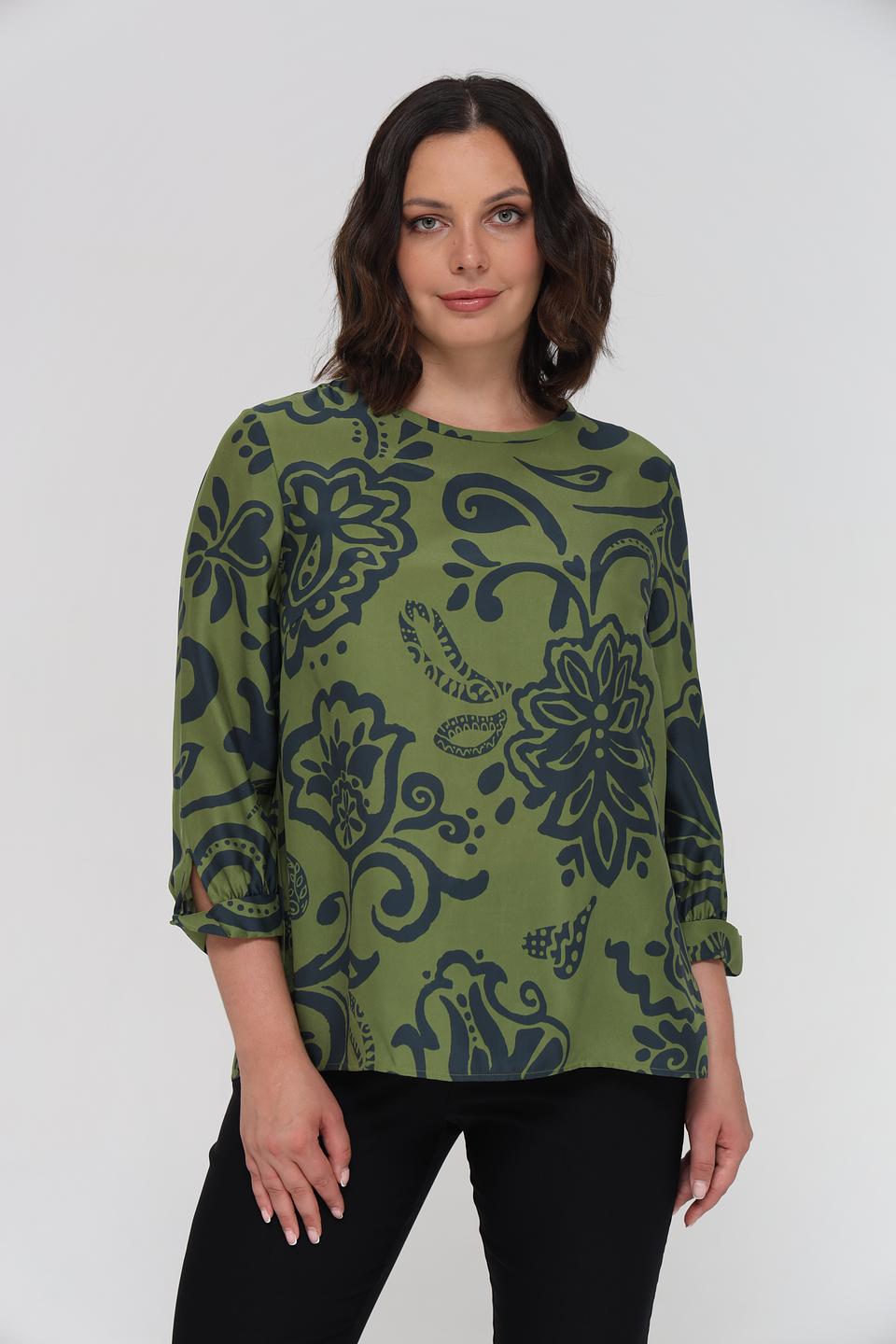 Блуза Luisa Cerano с цветочным принтом