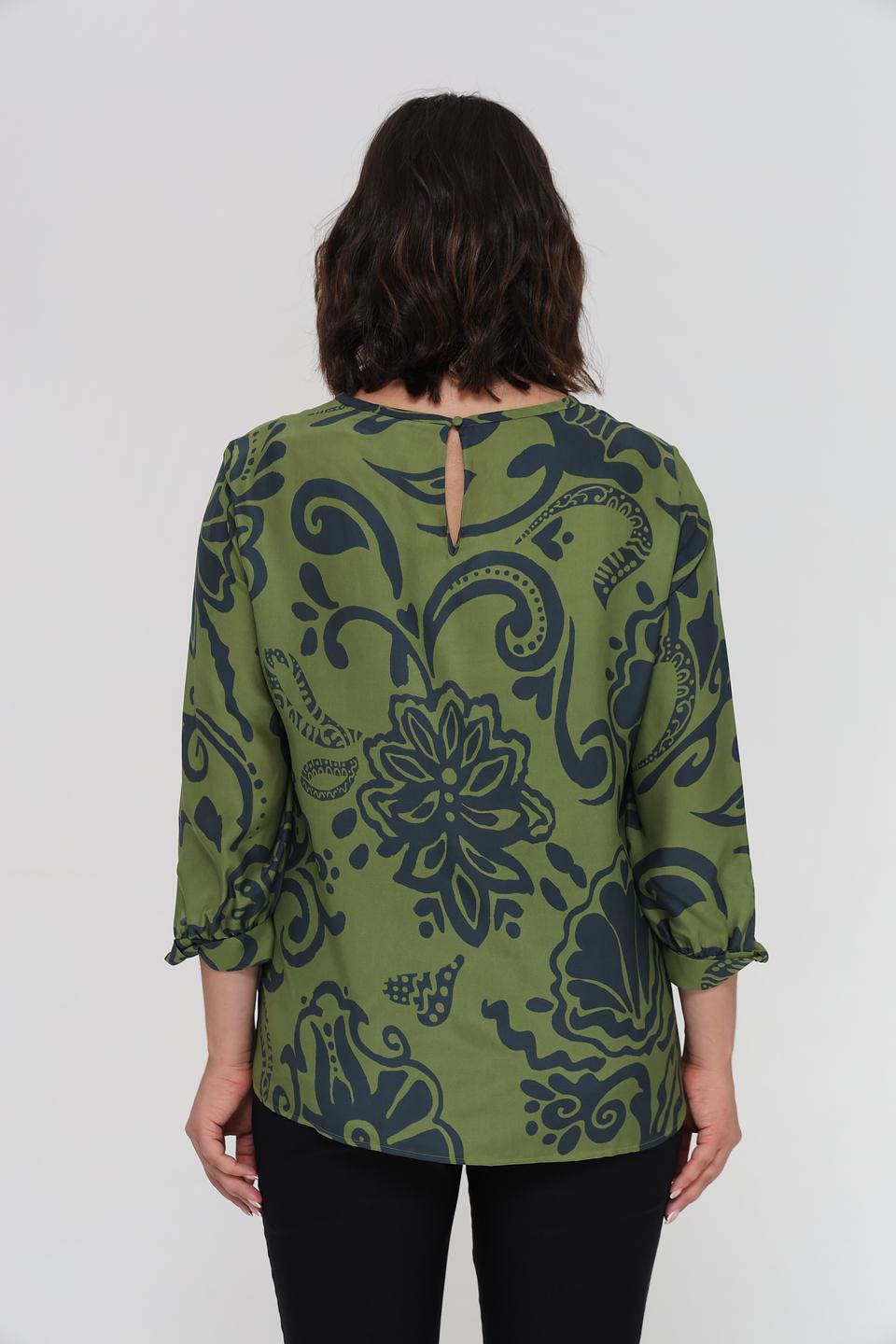 Блуза Luisa Cerano с цветочным принтом