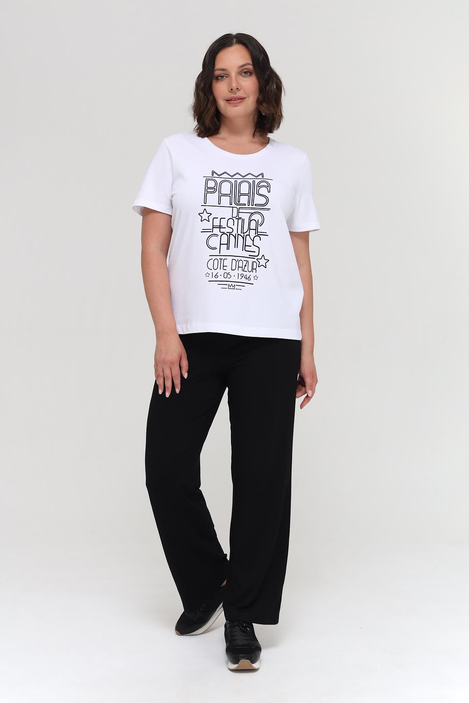 Футболка Margittes с принтом Канны