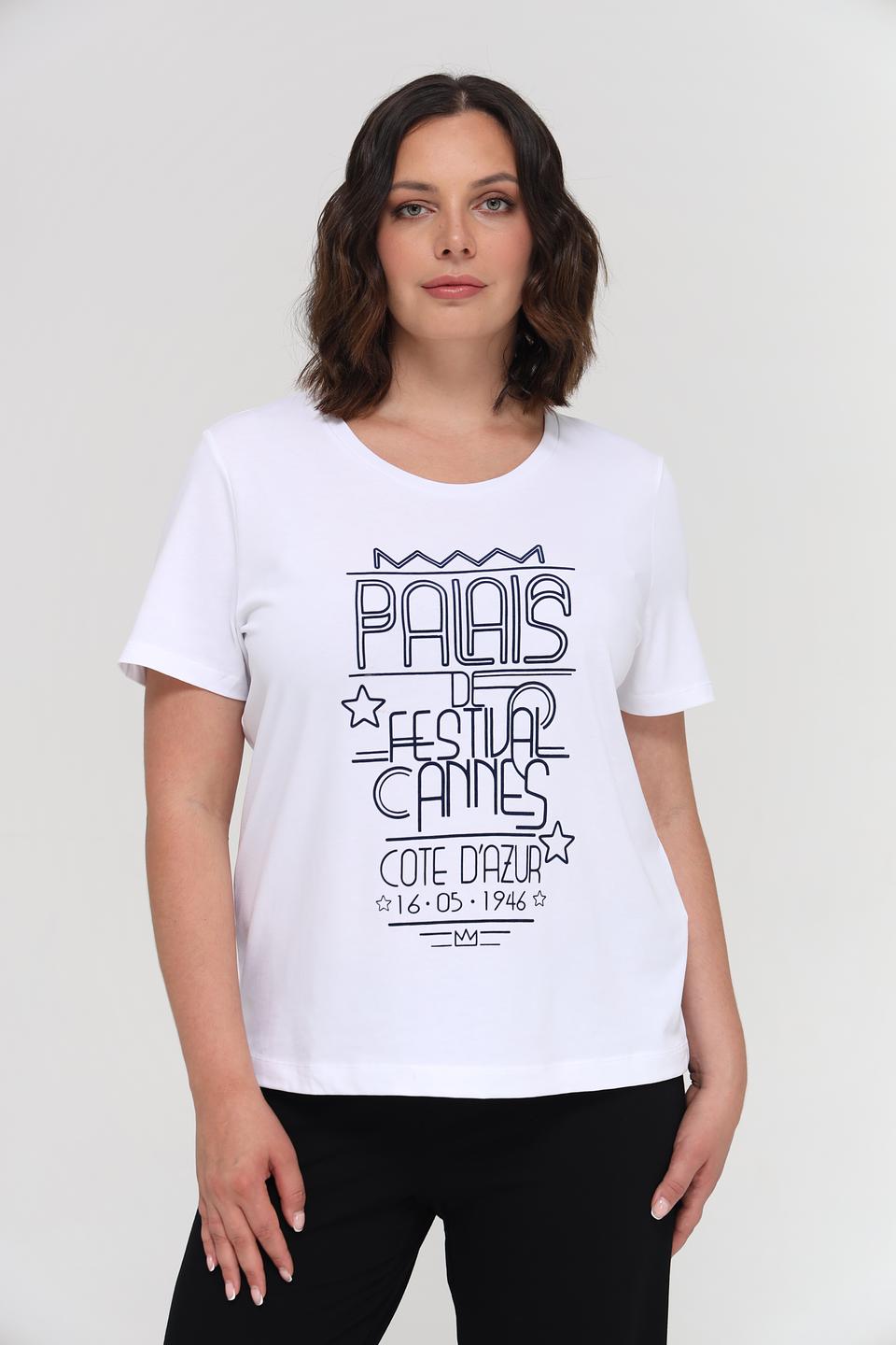 Футболка Margittes с принтом Канны