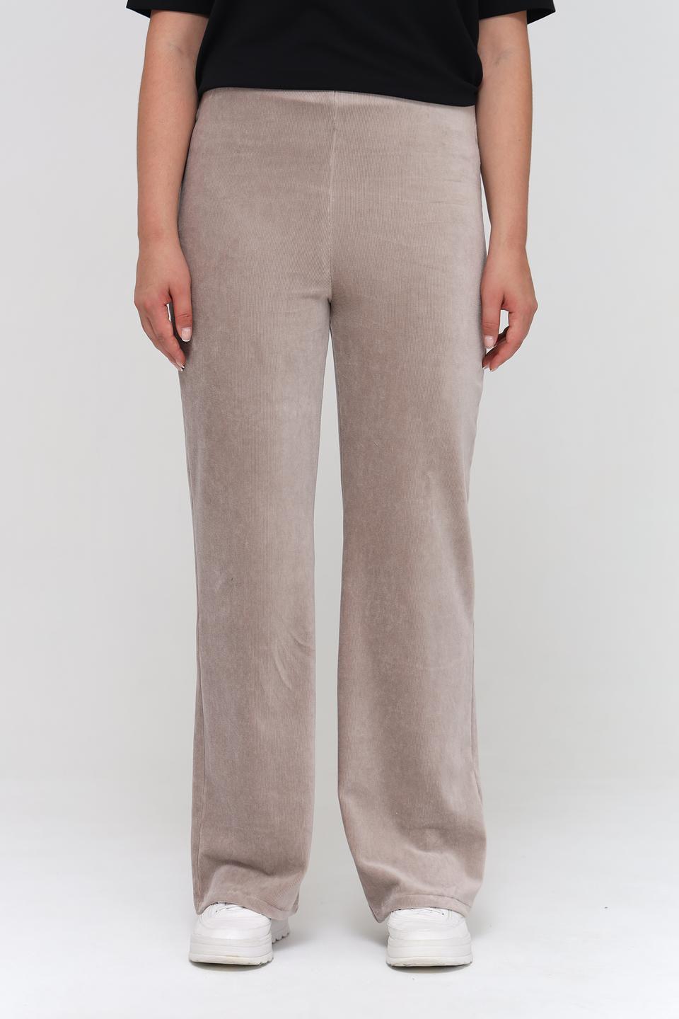 Брюки Margittes вельветовые бежевые