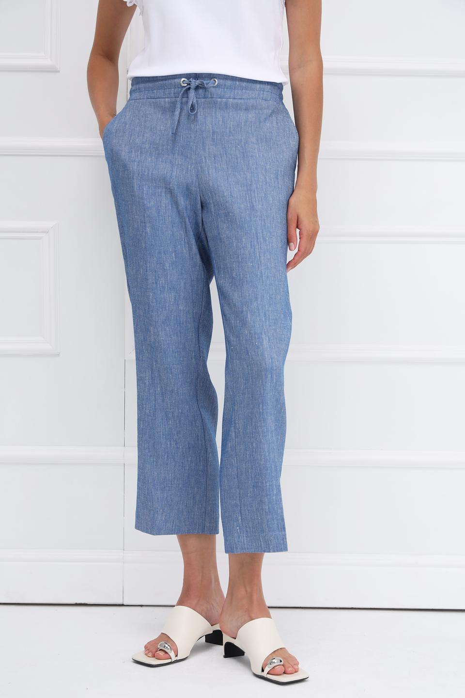 Брюки Monari лен, голубой