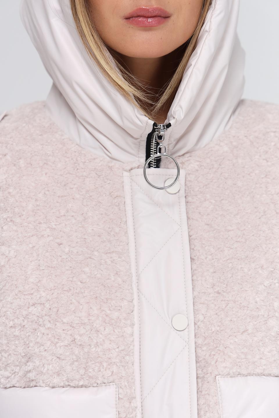 Куртка Electra style комбинированная бежевая