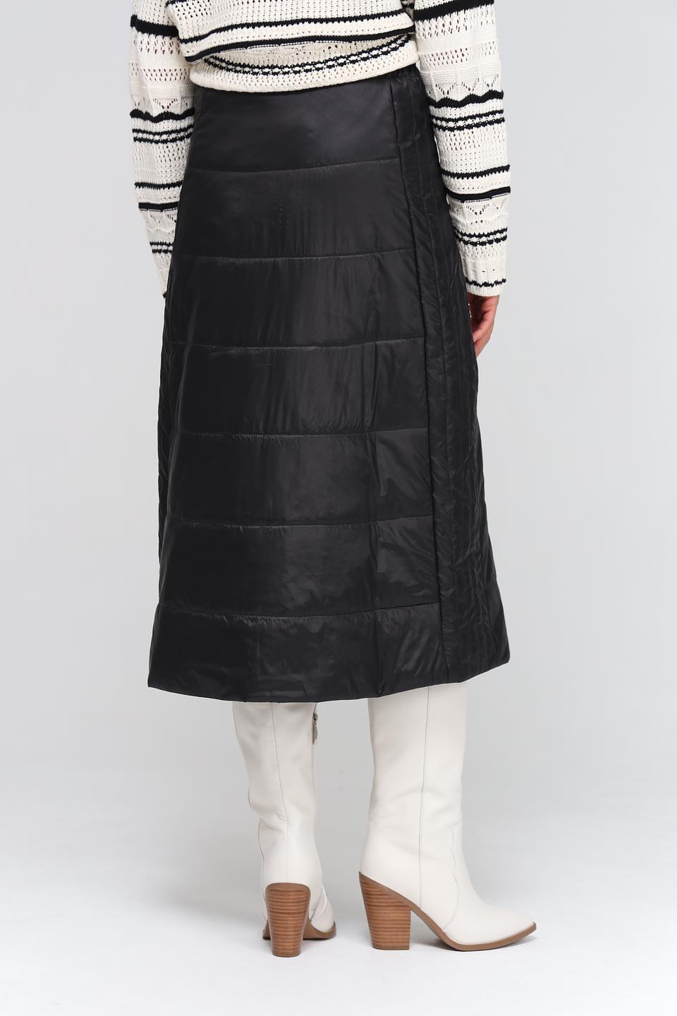 Юбка Beatris стеганая чёрная