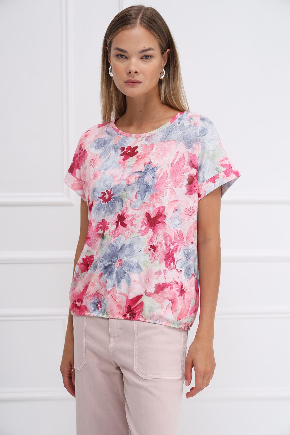 Футболка Monari с цветочным принтом