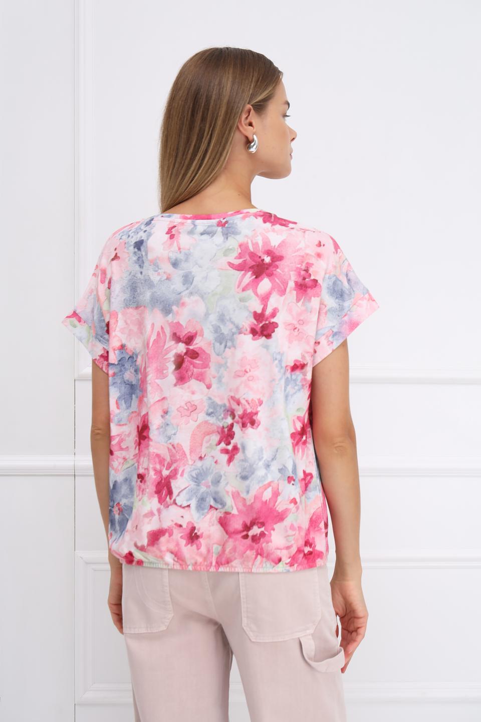 Футболка Monari с цветочным принтом
