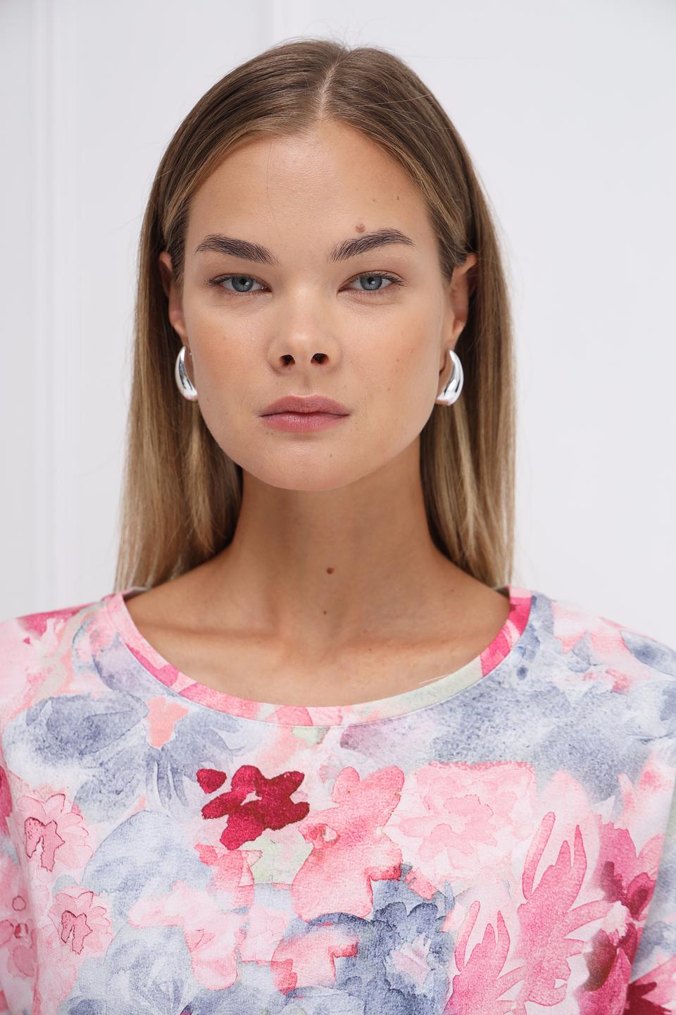 Футболка Monari с цветочным принтом