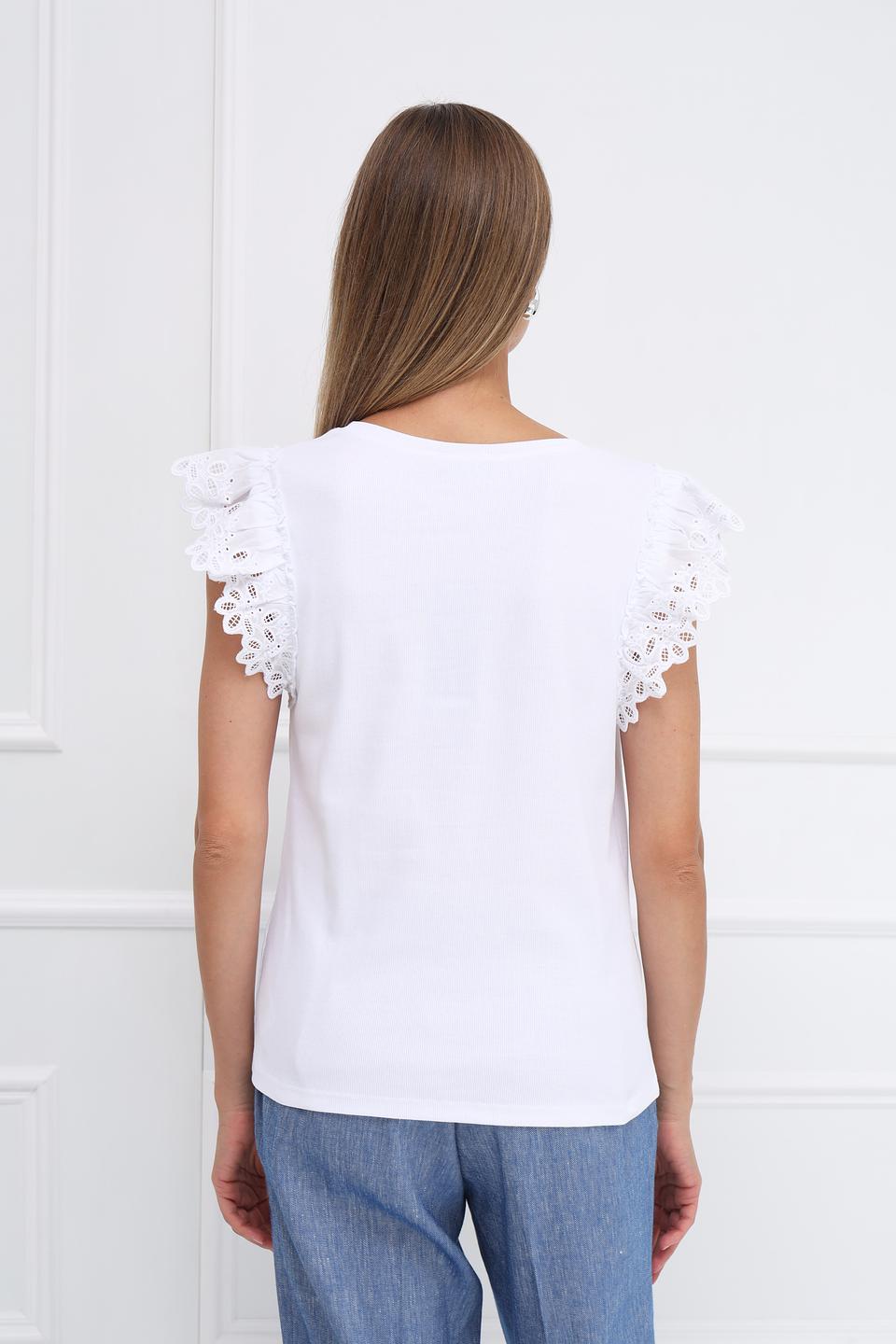 Футболка Monari с кружевом