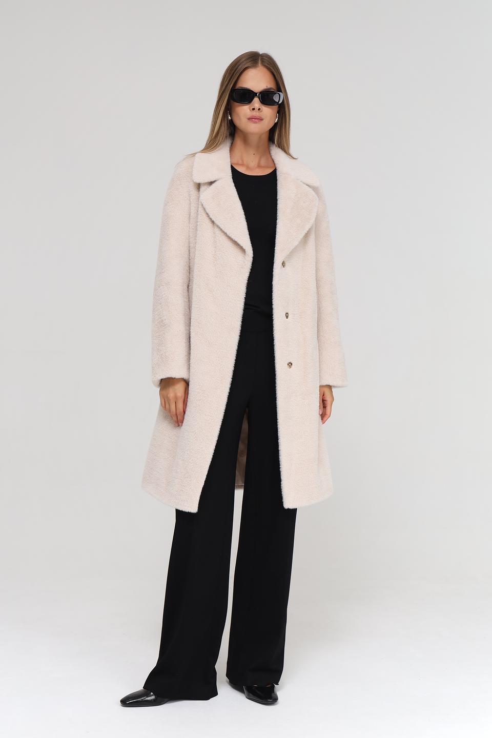 Пальто Electra style бежевое