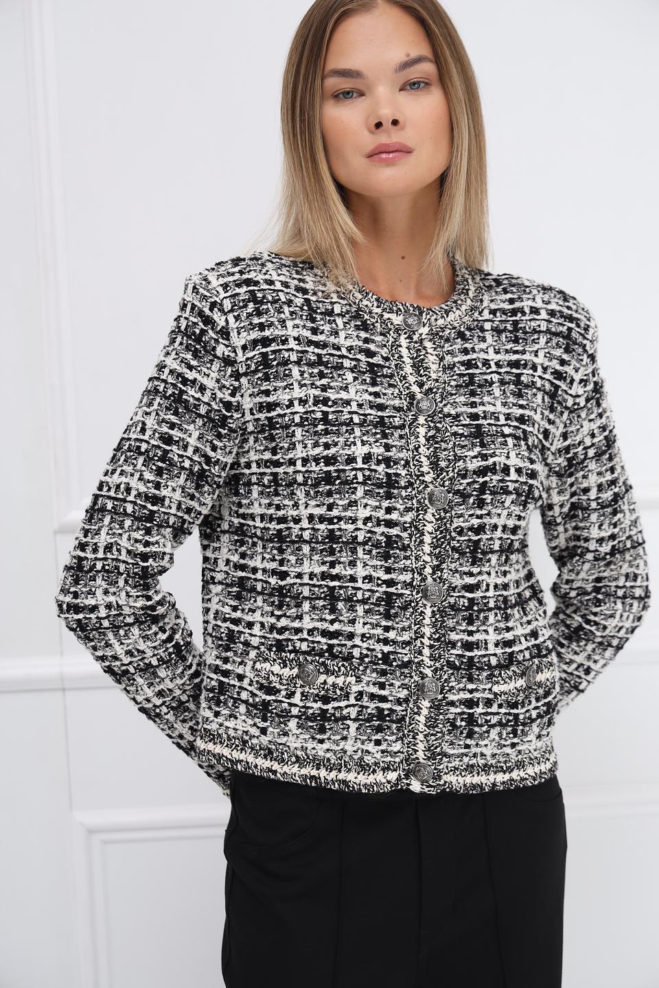 Жакет Oui в клетку