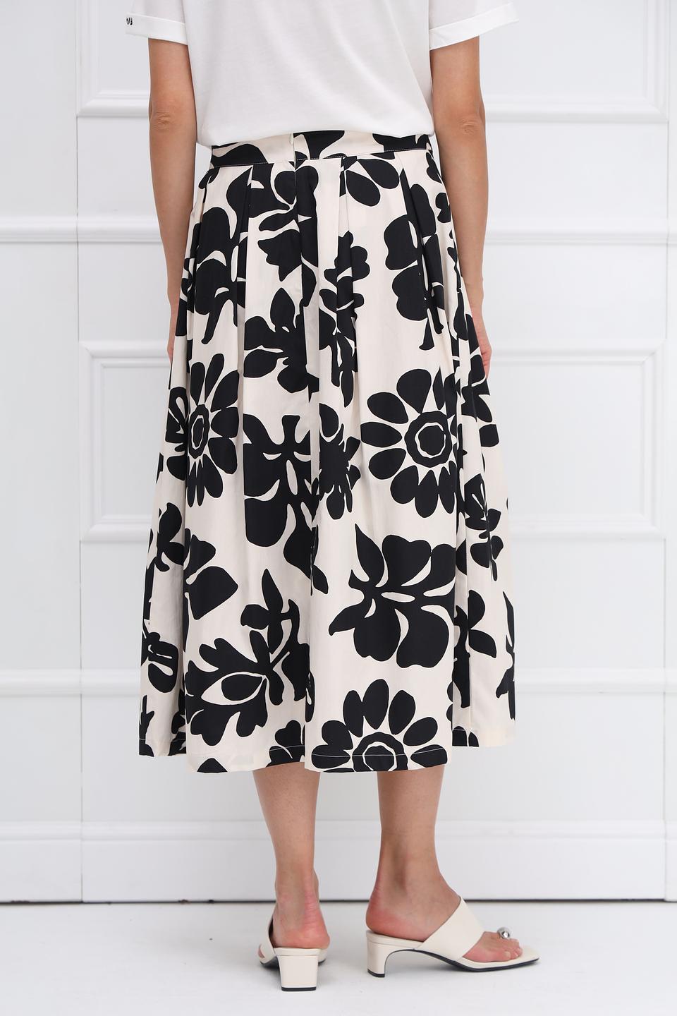 Юбка Oui с цветочным принтом