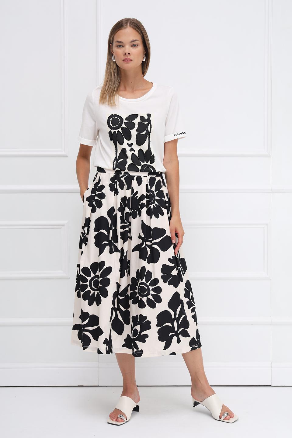 Футболка Oui с принтом чёрный