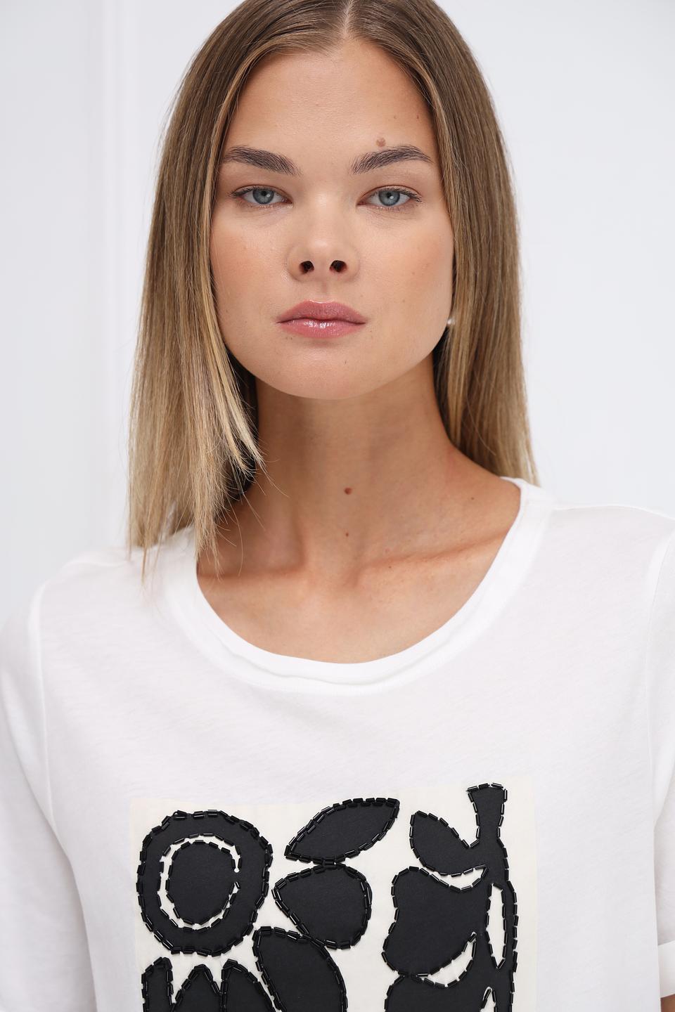 Футболка Oui с принтом чёрный