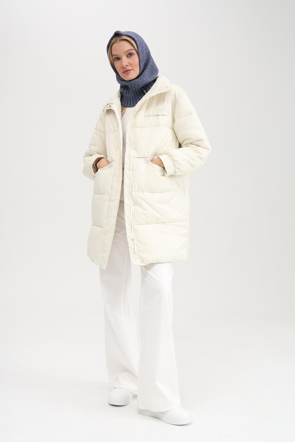 Шапка Adel вязаная синяя