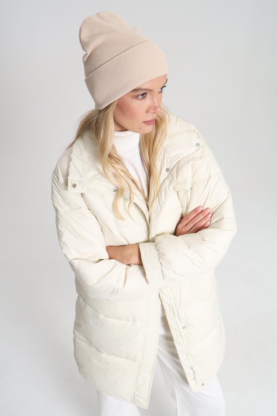 Шапка Adel бежевая