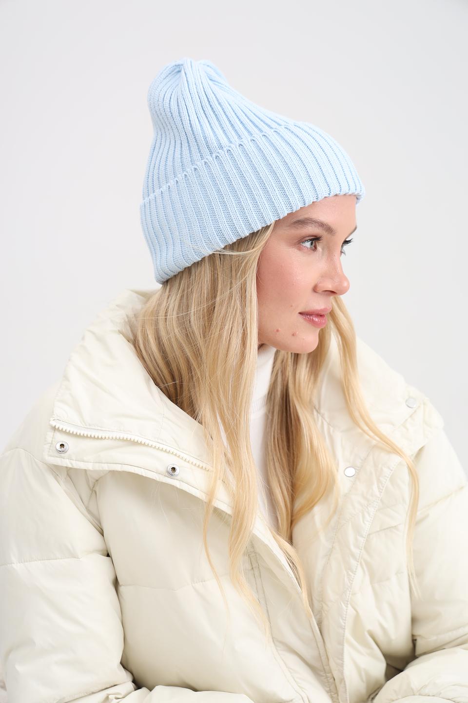 Шапка Adel голубая