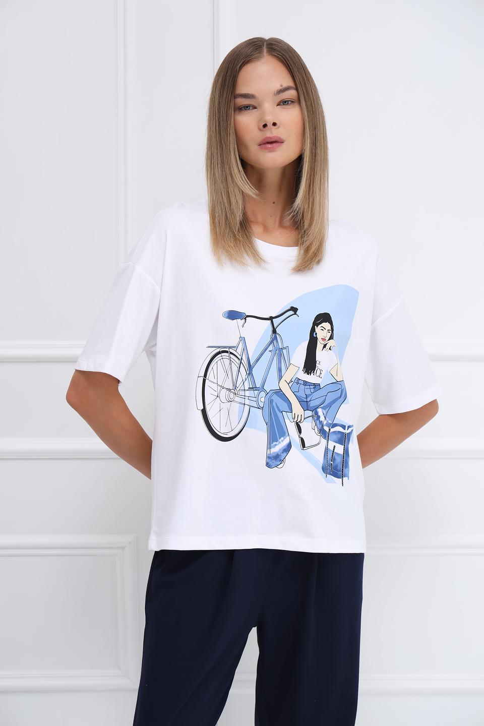 Футболка Monari с принтом