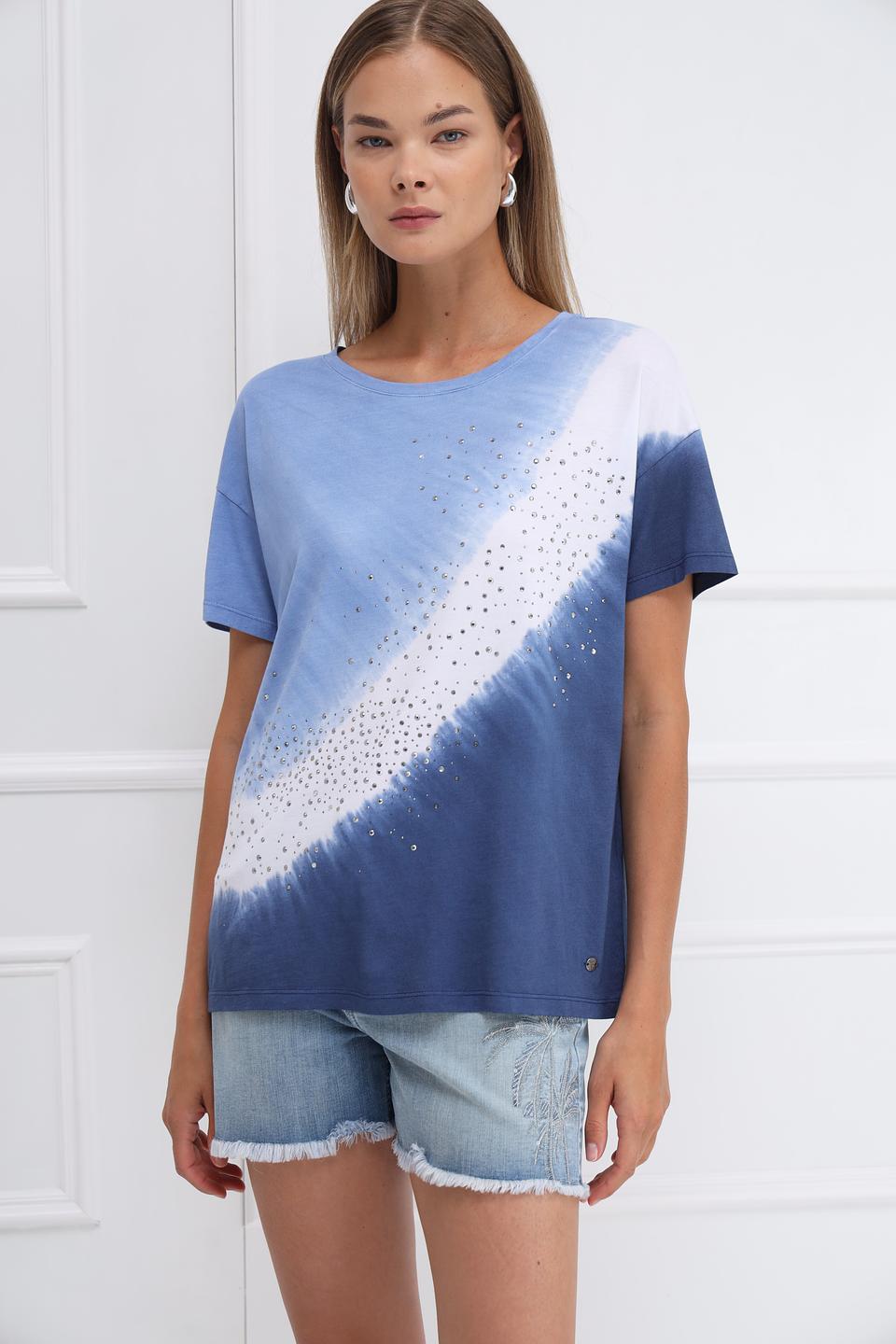 Футболка Monari с кристаллами