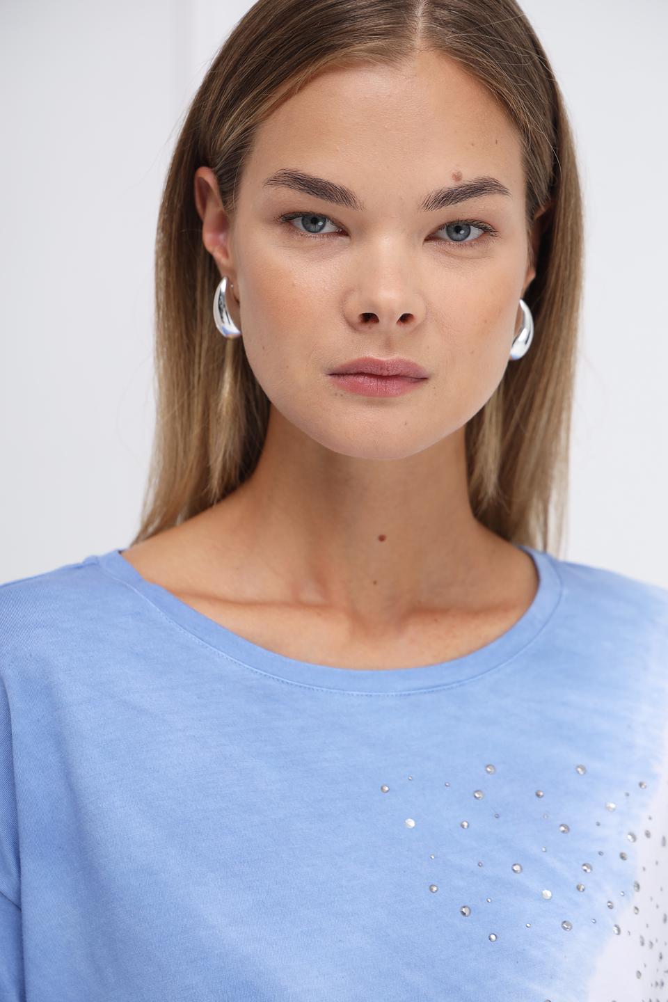 Футболка Monari с кристаллами