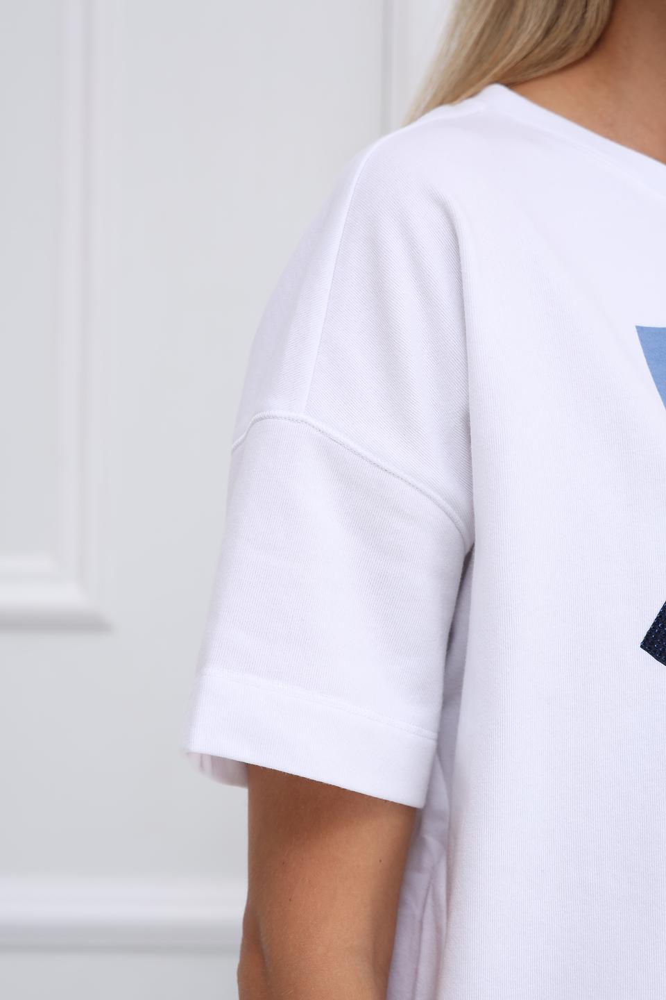 Футболка Monari с принтом белый