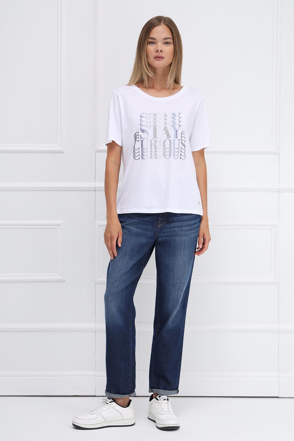 Футболка Monari с принтом Stay Curious