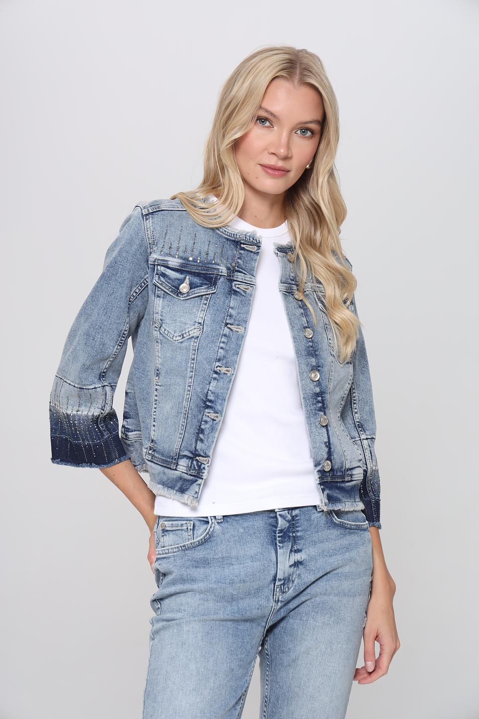 Жакет Monari деним с рукавами 3/4